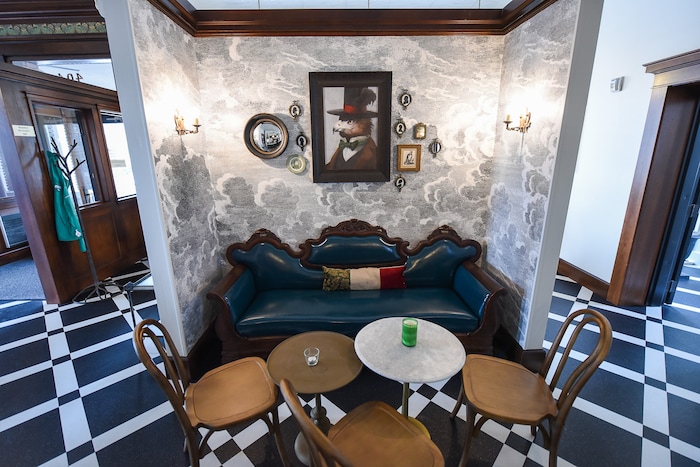 (Francisco Kjolseth  |  The Salt Lake Tribune)  Caffe Molise recently opened in its new location inside the old (but completely updated) Eagle Building on the southwest corner of 400 South and West Temple.