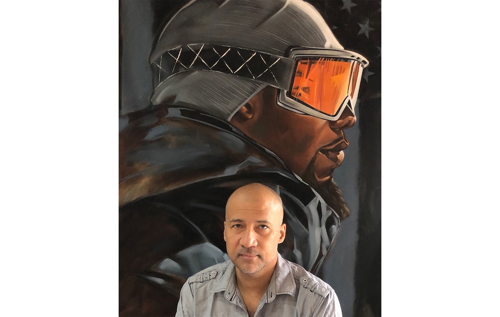 (Photo courtesy of Lamont Joseph White) Lamont Joseph White of Park City painted his Skiing in Color series, including this piece called "Pledge," in part to bring attention to Black skiers and snowboarders and keep people from looking at him as "the unicorn on the mountain" whenever he goes skiing or snowboarding. Ski resorts, which are mostly white and male, have been under pressure to become more diverse and inclusive on the slopes and among the staff and management following the social movements that erupted in the summer of 2020.