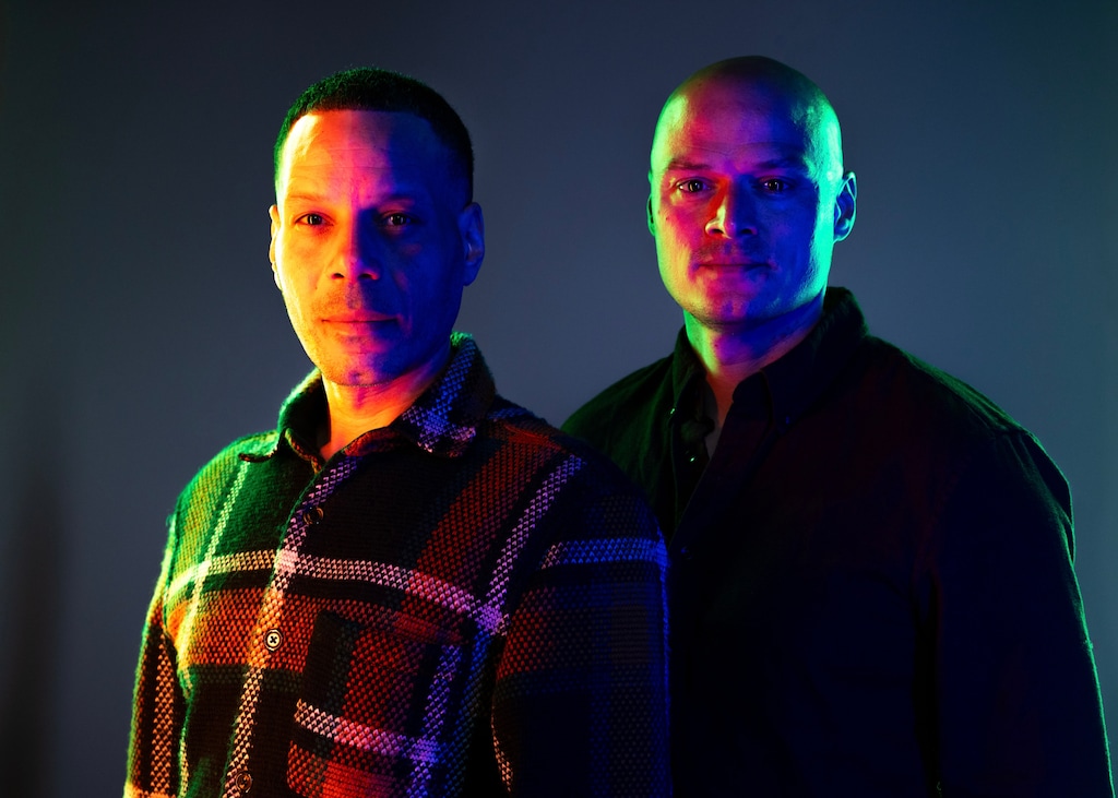 (BW Productions) Jon Hudson Odom, left, and Lee Osorio star in Pioneer Theatre Company's production of Samuel D. Hunter's play "The Case for the Existence of God," scheduled to run March 28-April 12, 2025, at the Meldrum Theatre at the Einar Nielsen Field House on the University of Utah campus.
