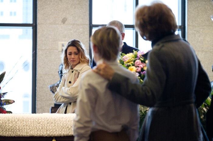 (Photo courtesy of the LDS Church) Mourners pay their respects during the viewing for Mormon church President Thomas S. Monson at the LDS Conference Center in Salt Lake City, Utah, on Thursday, Jan. 11, 2018. Monson died last week at the age of 90.
