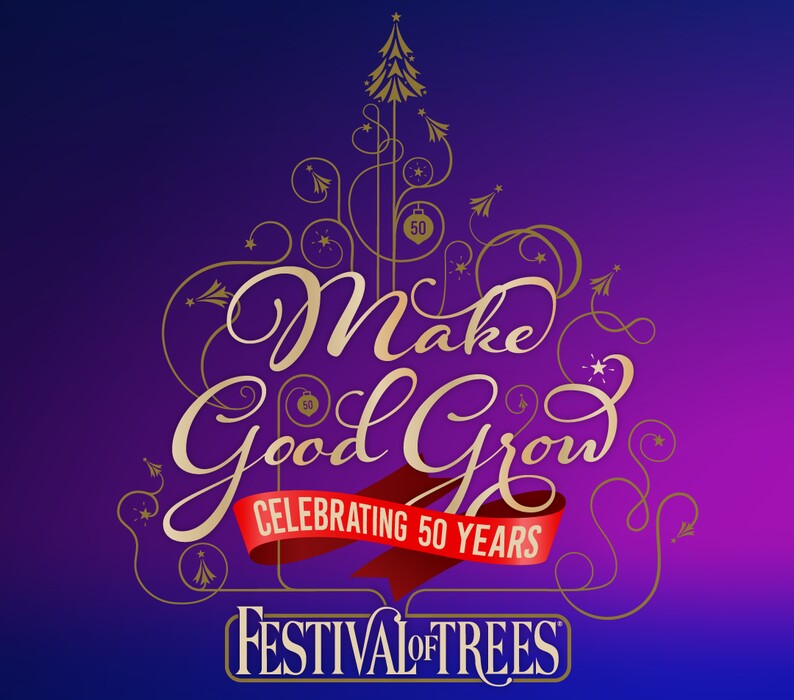 (Image courtesy of Festival of Trees) The logo for the 50th annual Festival of Trees, set for Dec. 1-5, 2020, in Vivint Smart Home Arena in downtown Salt Lake City. The event "is being reimagined" for online viewing, organizers said at a news conference on Oct. 22, 2020.