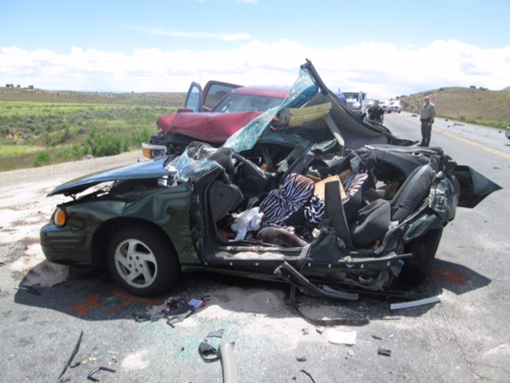 Courtesy  |  Utah Highway Patrol

A three-car crash on U.S. Highway 40 near Vernal killed one and sent six to the hospital earlier this year.