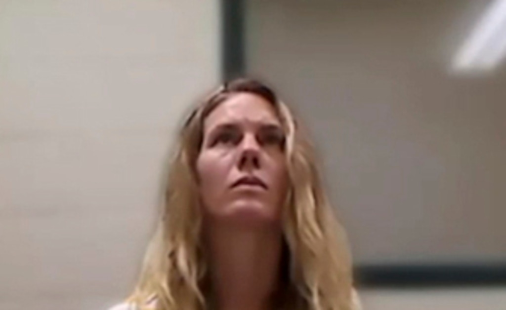 (Utah State Courts | AP) This image from video provided by the Utah State Courts shows Ruby Franke, during a virtual court appearance, Friday, Sept. 8, 2023 in St. George, Utah.
