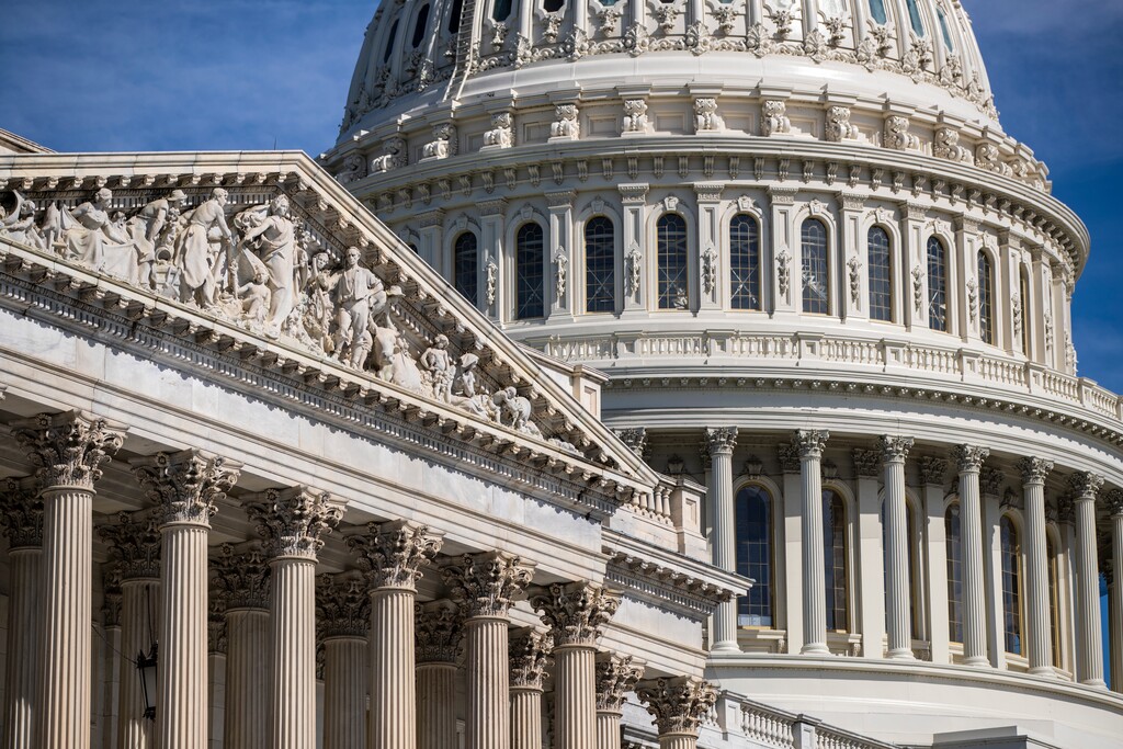 (J. Scott Applewhite | The Associated Press) The Capitol is seen in Washington, Friday, June 15, 2018. Calls are mounting on Capitol Hill for the Trump administration to end the separation of families at the southern border ahead of a visit from President Donald Trump to discuss legislation.