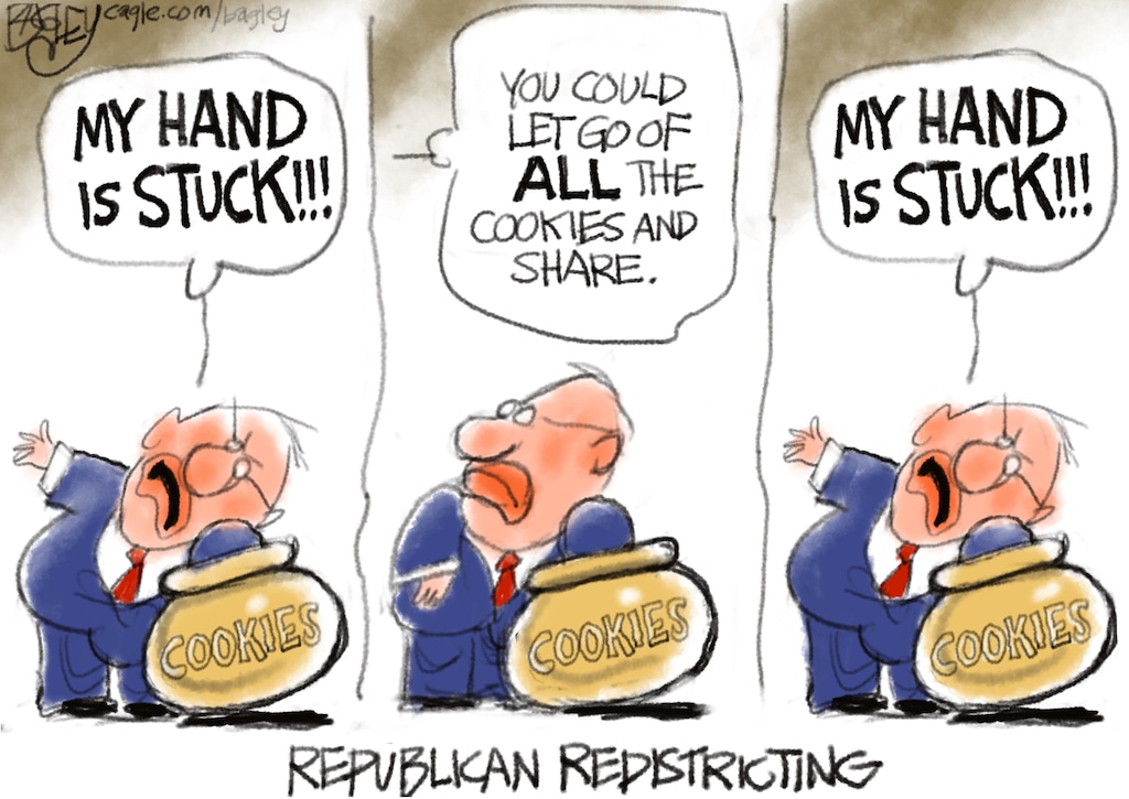 Hand in the Gerrymander Jar