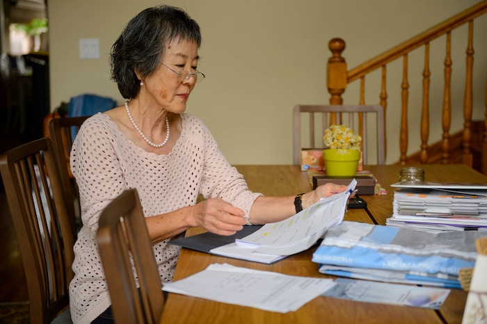 (Trent Nelson  |  The Salt Lake Tribune) Sunny Lee works with the South Korean government to bring the families of MIA Korean War veterans to South Korea where they are honored for their family member's service. Lee was photographed at her Springdale home on Tuesday, May 19, 2020.