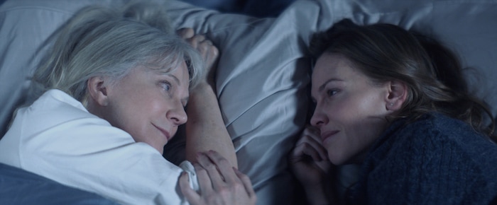 (Courtesy Bleecker Street Films) Blythe Danner (left) and Hilary Swank star in writer-director Elzabeth Chomko's drama "What They Had," about a woman returning home to deal with her Alzheimer's-afflicted mother. The movie debuts in the Premieres section of the 2018 Sundance Film Festival.