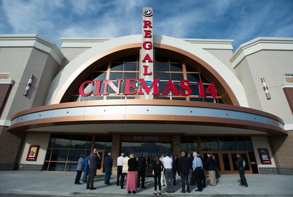 (Rick Egan | Tribune file photo) The grand opening of the new Regal Crossroads 14 in Taylorsville in March 2017.