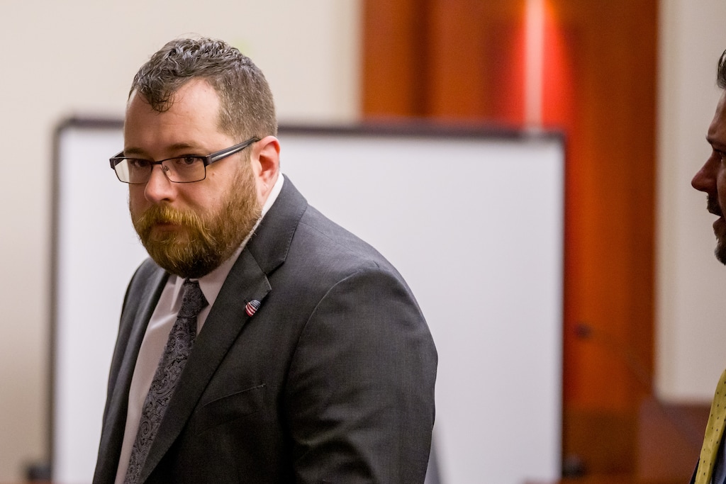 (Trent Nelson  |  The Salt Lake Tribune) Matthew Scott Alder makes an appearance in Third District Court in Salt Lake City on Tuesday, Jan. 6, 2026.