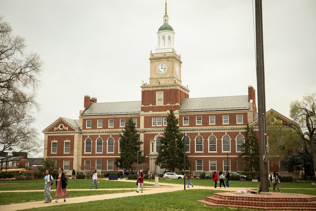 (Maansi Srivastava | The New York Times) The campus of Howard University, where a Blexit representative reportedly engaged in conversations with students.