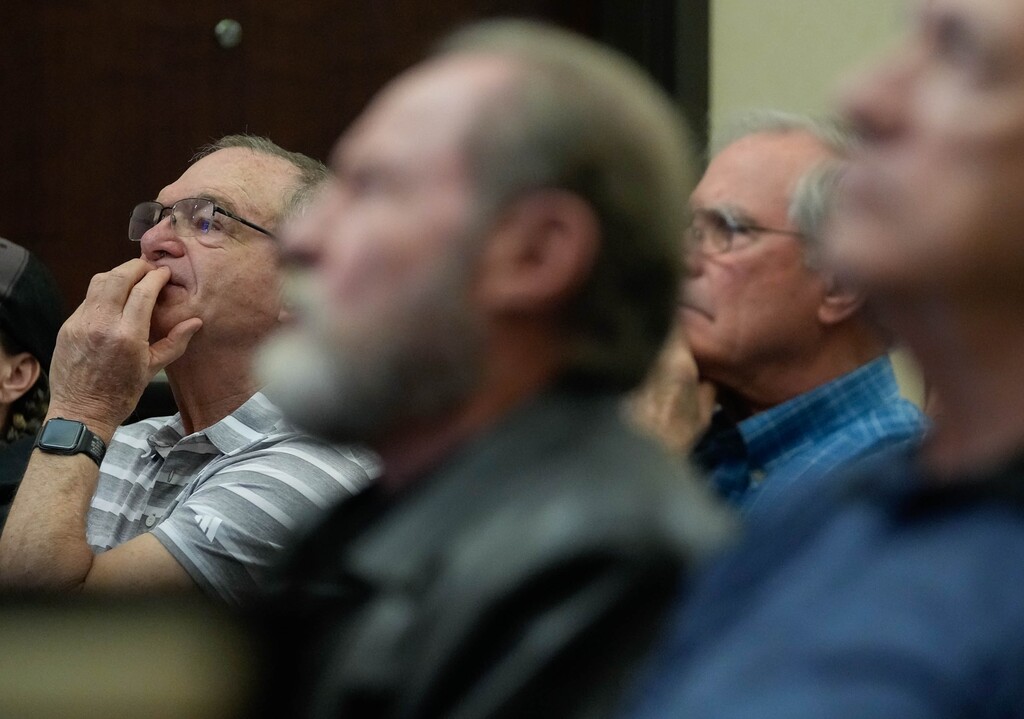 (Francisco Kjolseth  |  The Salt Lake Tribune) A mix of caregivers, people with Alzheimer's and Utahns with concerns about the disease attend an education conference in West Valley City on Wednesday, May 15, 2024.