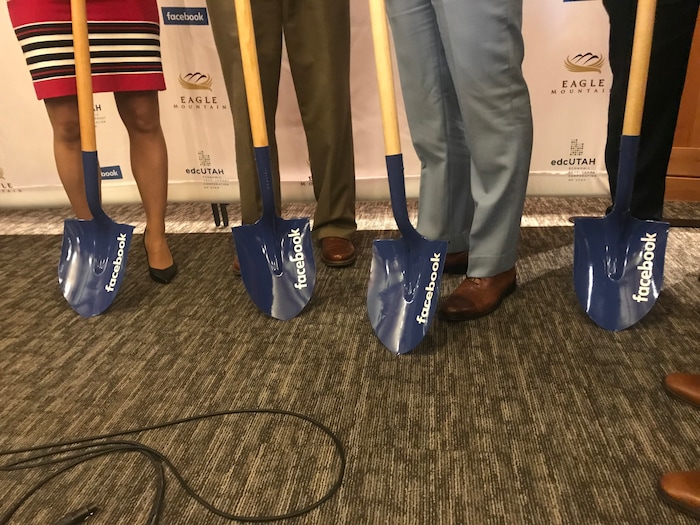 (Ben Wood | The Salt Lake Tribune) Facebook has struck a $150 million tax incentive deal to build a 970,000 square foot data center in Eagle Mountain. The center was announced by Gov. Gary Herbert on Wednesday, May 30, 2018.