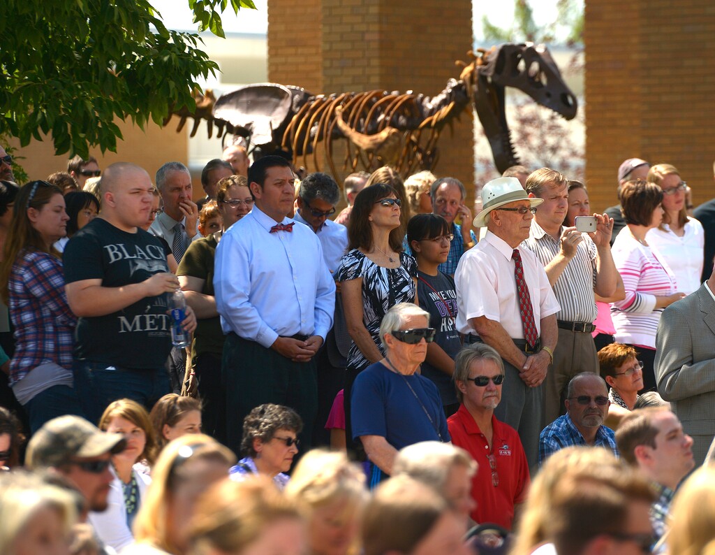 Leah Hogsten  |  The Salt Lake TribuneWeber State University celebrated the completion of the Tracy Hall Science Center for scientific, mathematical and engineering learning and research, Wednesday, August 24, 2016. 