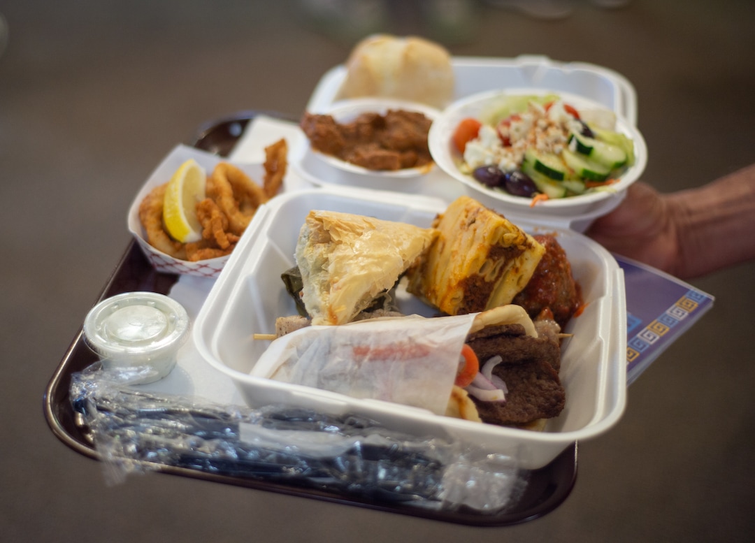 (Rachel Molenda  |  The Salt Lake Tribune) A wide array of food was prepared for the Salt Lake Greek Festival on Saturday, Sept. 8, 2018.