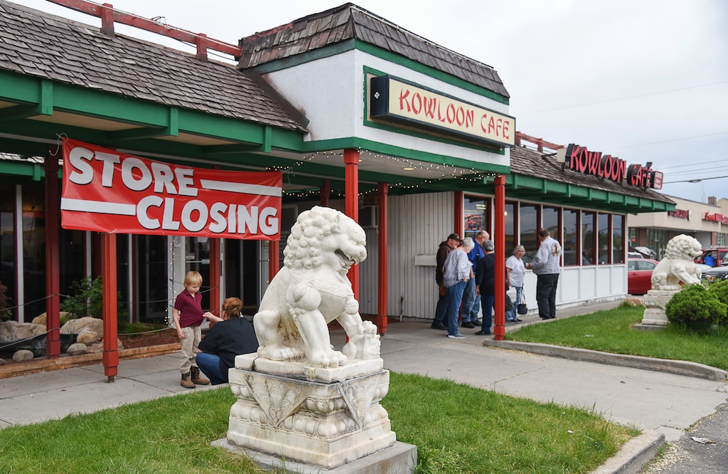 (Francisco Kjolseth | Tribune file photo)  Chinese dragons stand guard outside the Kowloon Cafe, 2055 W. 3500 South in West Valley City.