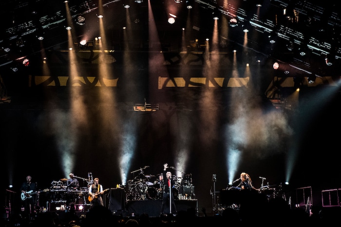 (Chris Detrick | The Salt Lake Tribune) Jon Bon Jovi performs during the 'This House Is Not for Sale' Tour at Vivint Smart Home Arena Friday, March 16, 2018.