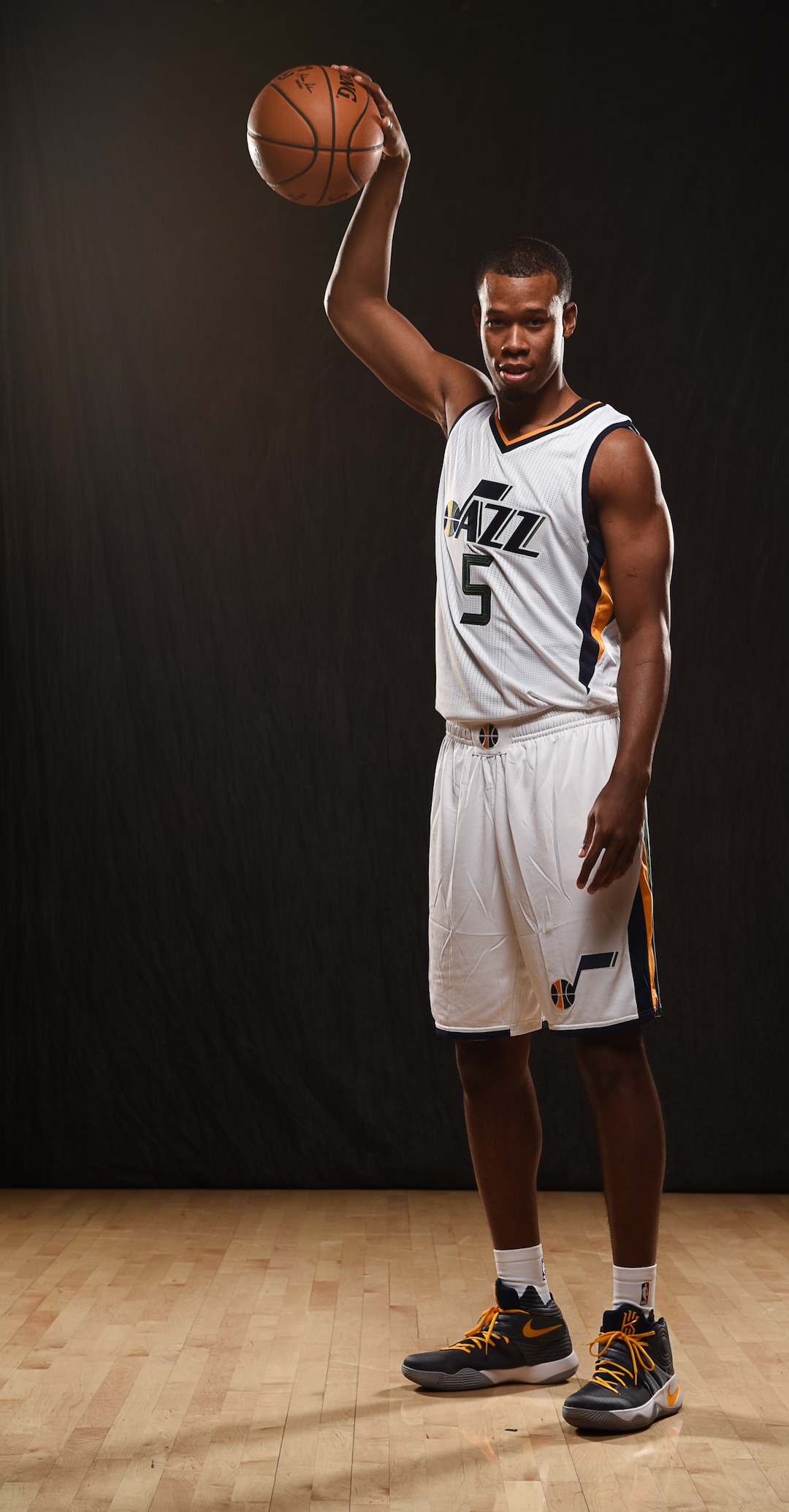 Francisco Kjolseth  |  The Salt Lake TribuneGuard Rodney Hood. Utah Jazz portrait photos from Media Day to be used for the 2016-17 season. 