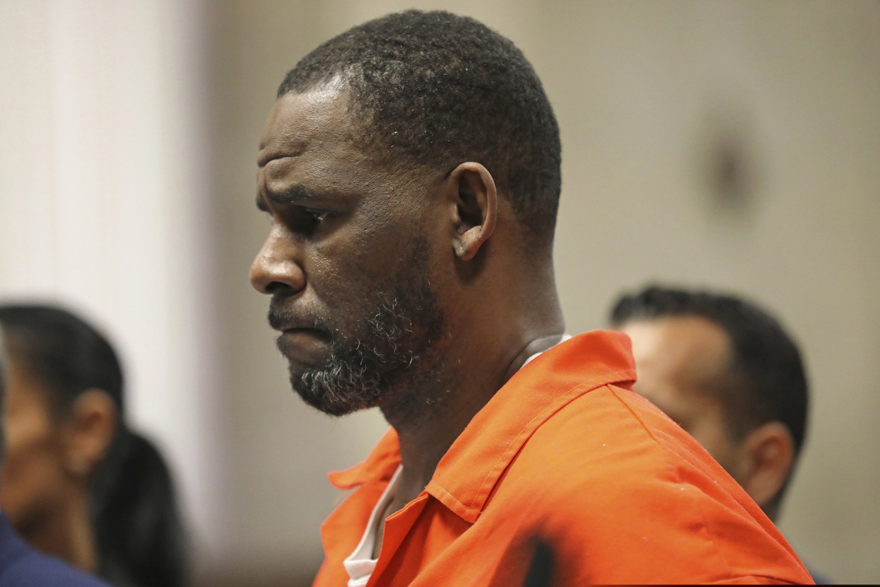 (Antonio Perez | Chicago Tribune via AP)

In this Sept. 17, 2019, file photo, R. Kelly appears during a hearing at the Leighton Criminal Courthouse in Chicago.