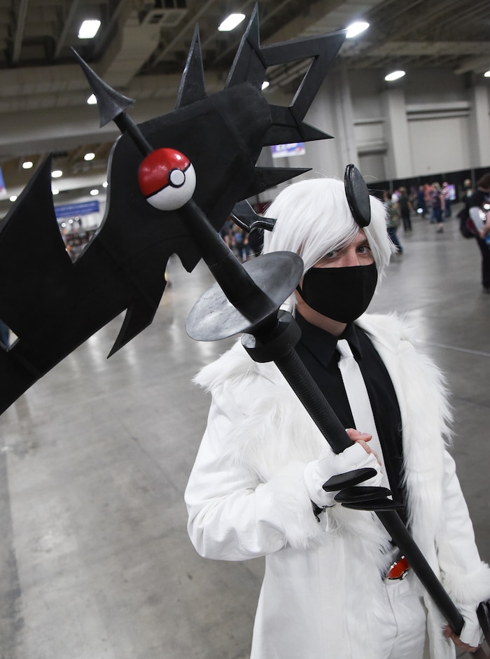 (Francisco Kjolseth  |  The Salt Lake Tribune)  Brock Durffee of Mona, UT, as Absol attends the start of FanX Salt Lake Comic Convention at the Salt Palace in Salt Lake City Thursday, Sept. 6, 2018, during the three-day pop culture convention.