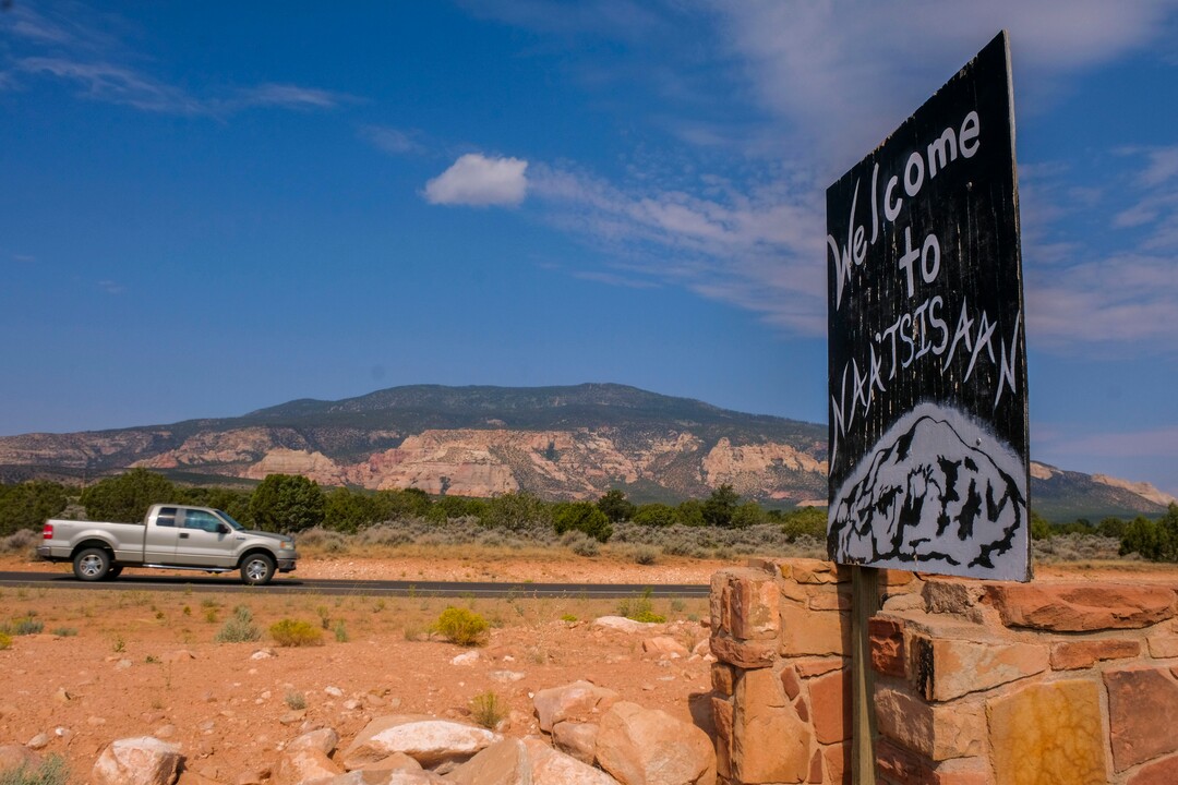 (Leah Hogsten  |  The Salt Lake Tribune) Nestled between its namesake mountain and Lake Powell, the community of Navajo Mountain or Naatsisʼáán meaning “Head of the Earth Woman" has cultural significance for three Native American tribes, Aug., 25, 2020.
