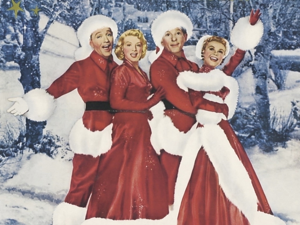 Courtesy ParamountBing Crosy, Rosemary Clooney, Danny Kaye and Vera-Ellen in "White Christmas."