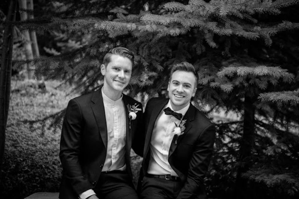 (Heather Wrigley)
Eli McCann and Skylar Westerdahl on their wedding day.