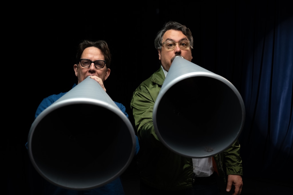 (Sam Graff  |  They Might Be Giants) The alt-rock duo They Might Be Giants — John Linnell, left, and John Flansburgh — are scheduled to perform Wednesday, March 10, 2023, at The Depot in Salt Lake City.