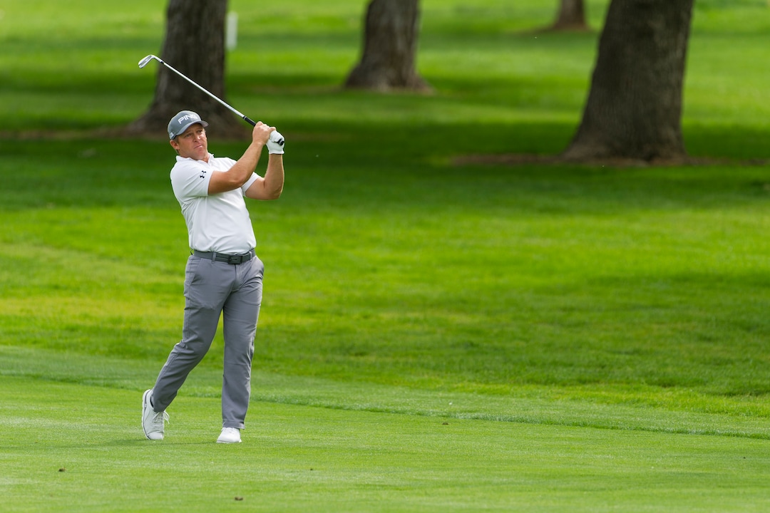(Alex Gallivan  |  Special to the Tribune) Daniel Summerhays finished 6th during the final round of the Utah Championship on Sunday at Oakridge Country Club in Farmington