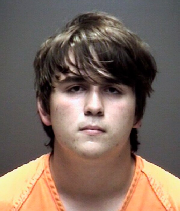 FILE  - This file photo provided by the Galveston County Sheriff's Office shows Dimitrios Pagourtzis, who law enforcement officials took into custody Friday, May 18, 2018, and identified as the suspect in the deadly school shooting in Santa Fe, Texas, near Houston. (Galveston County Sheriff's Office via AP, File)