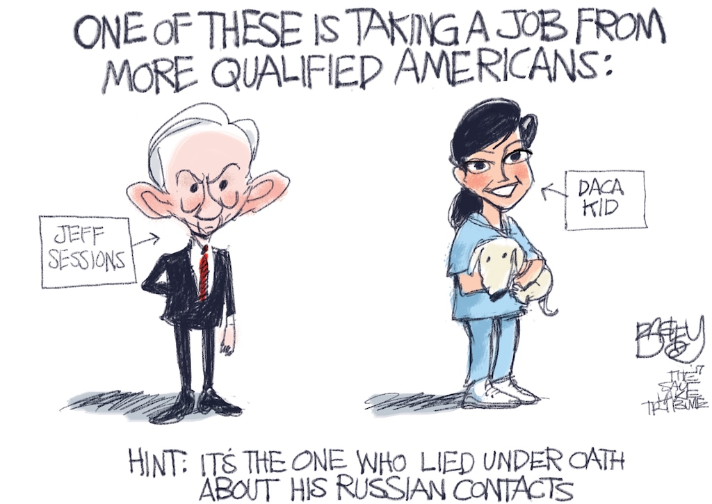 Bagley Cartoon: DACA Repeal Goes South