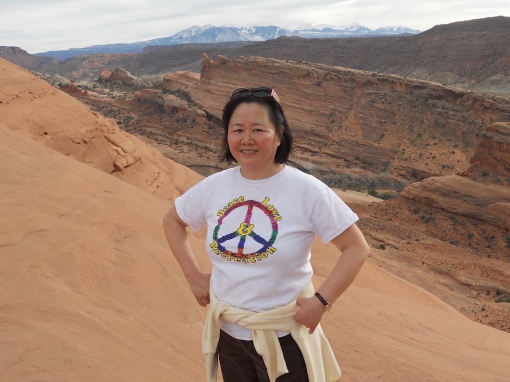 (Photo courtesy of Gary Christensen) Shuping Wang, 59, died on Sept. 21 of an apparent heart attack while hiking in Mill Creek Canyon. Wang in 1995 exposed egregious practices that spread HIV and hepatitis in for-profit blood and plasma centers in rural China. She moved to the United States amid retaliation.