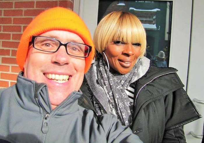 Stuart Graves with Mary J. Blige.