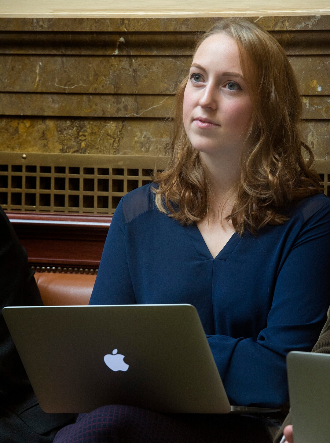 (Rick Egan  |  The Salt Lake Tribune)     Jackie Rosen, constituent services specialist in the Utah House of Representatives, watches the voting on a bill, Thursday, March 1, 2018.