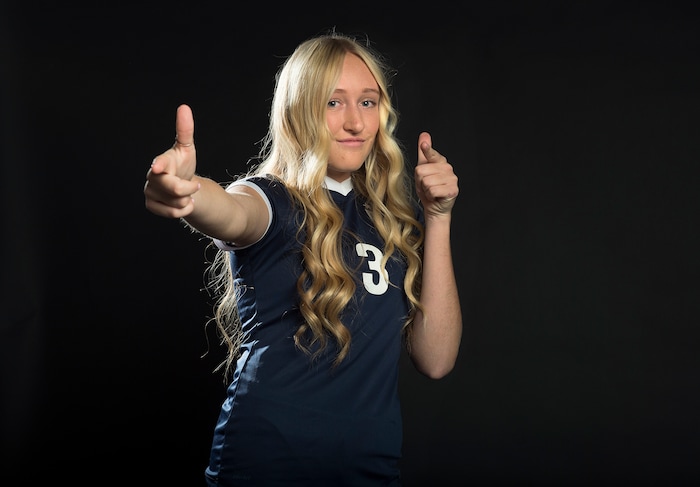 (Scott Sommerdorf   |  The Salt Lake Tribune)   Hailey Price of Bonneville, Friday, December 8, 2017.  