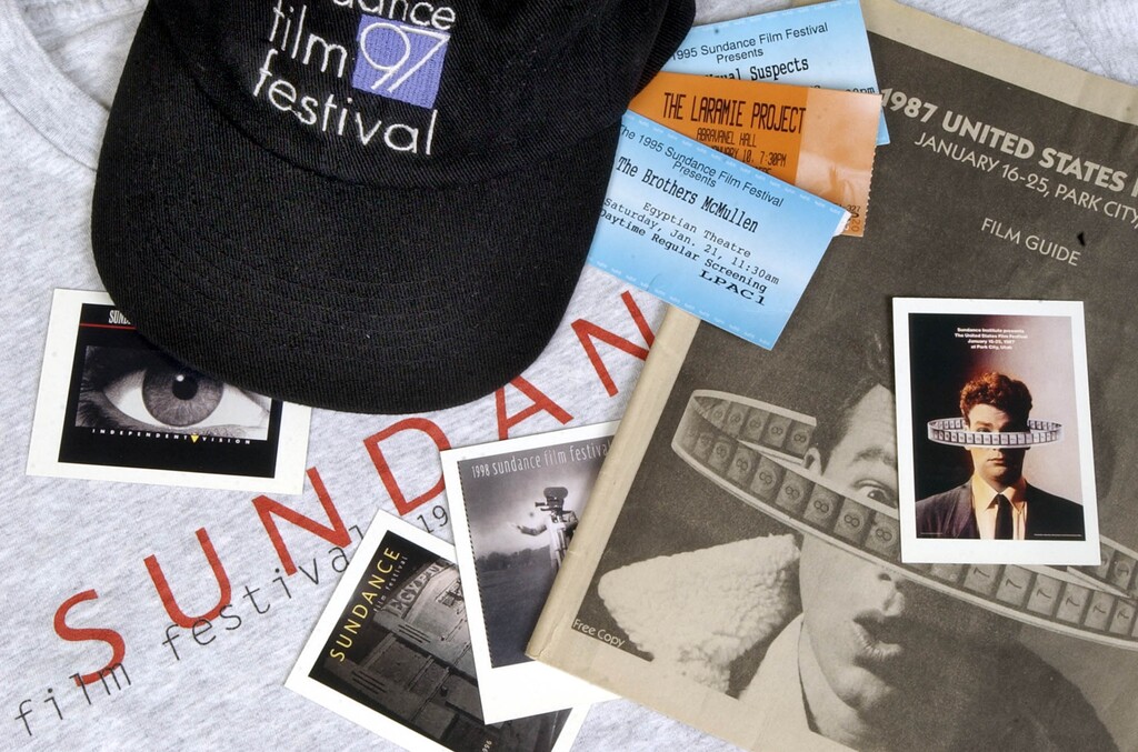 (Francisco Kjolseth | The Salt Lake Tribune) Sundance memorabilia pictured in 2003.