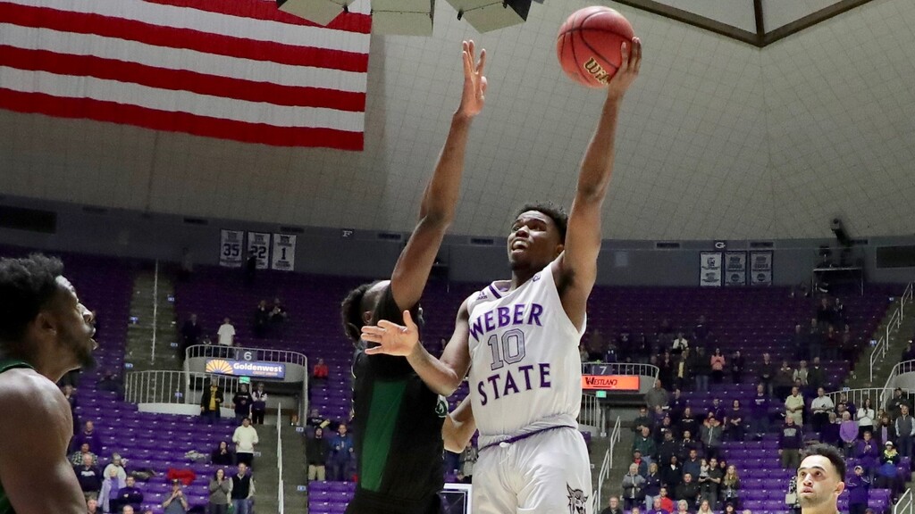Weber State's Jerrick Harding, pictured in a game against Sacramento State earlier this season, scored 20 points in the Wildcats' 89-83 loss to Portland State on Saturday, Feb. 29, 2020. (Photo courtesy of Paul Grua  |  Weber State athletics)