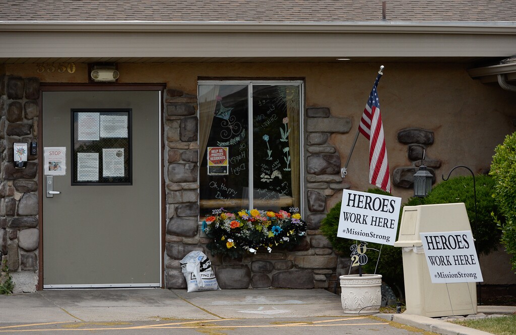 (Francisco Kjolseth | The Salt Lake Tribune file photo ) The Utah Department of Health tests staff in the pavilion of the West Jordan Care Center for the coronavirus on Thursday, May 21, 2020. The testing is part of a plan to test staff at all long-term care facilities, with centers for memory patients and the intellectually disabled receiving priority.