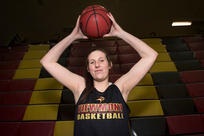 (Scott Sommerdorf   |  The Salt Lake Tribune)   Viewmont High forward Mercedes Staples, Wednesday, January 10, 2018. Staples has committed to play NCAA basketball at Clemson.
