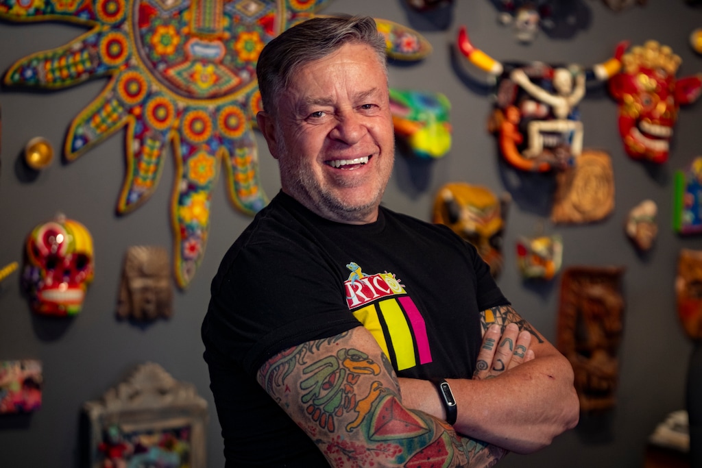 (Rick Egan | The Salt Lake Tribune) Jorge Fierro, owner and founder of Rico Brand, in his office on Friday, July 10, 2026.