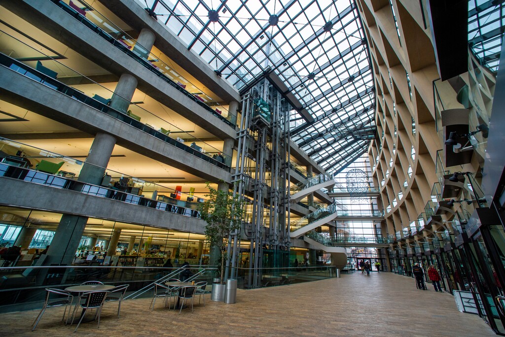 (Rick Egan  |  The Salt Lake Tribune)   The Salt Lake City Public Library, Thursday, Dec. 26, 2019.
