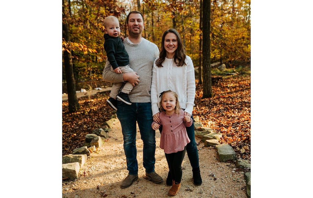 (Anne Smith) Anne Smith — with husband Dallin, daughter Elodie and son Greyson — had to terminate her third pregnancy when the "baby had stopped growing and had no heartbeat."