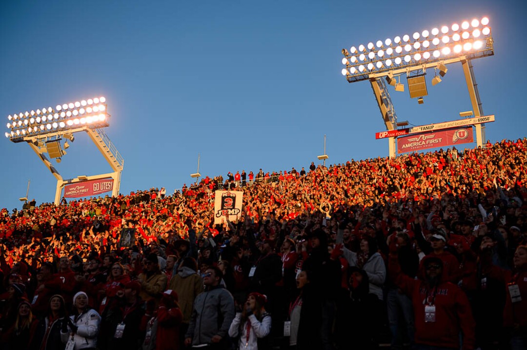 (Trent Nelson | The Salt Lake Tribune)  Utah Utes host the Oregon Ducks, NCAA football at Rice-Eccles Stadium in Salt Lake City on Saturday Nov. 10, 2018.