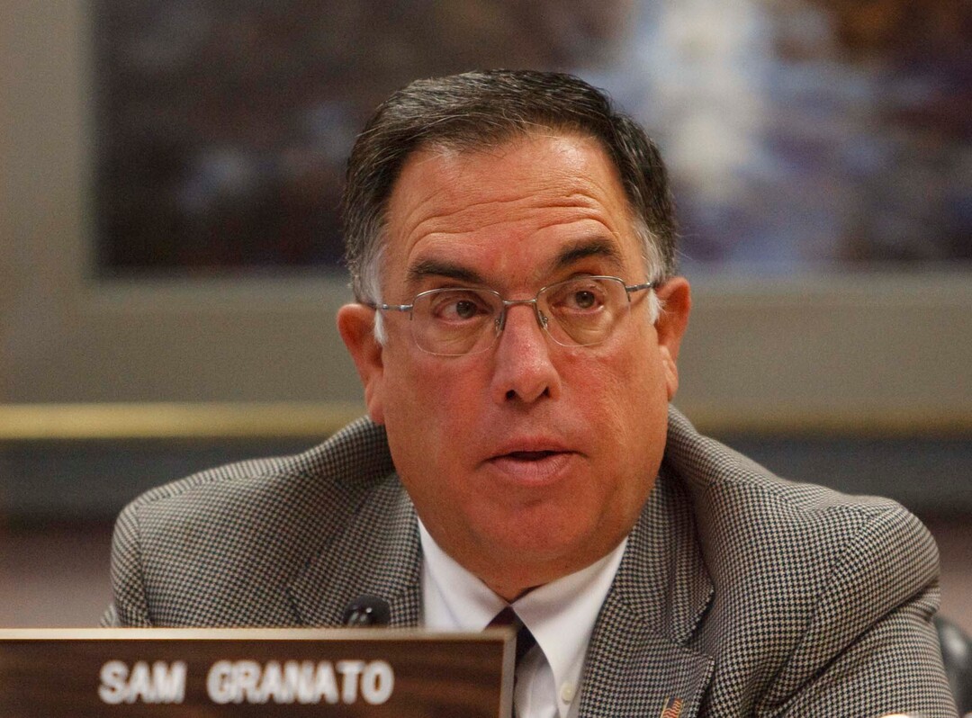 (Trent Nelson  |  The Salt Lake Tribune)  Sam Granato, Chairman of the Utah Department of Alcoholic Beverage Control Commission at the commission's monthly meeting  Tuesday, October 27 2009 in Salt Lake City.