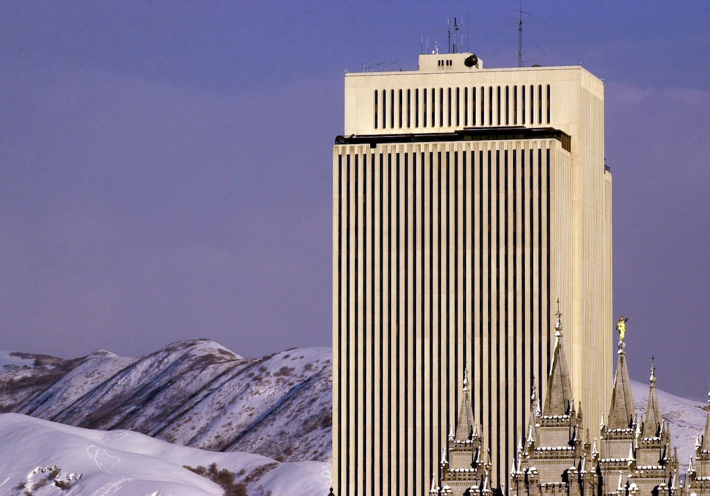 (Tribune file photo) The LDS Church Office Building and Temple in downtown Salt Lake City.