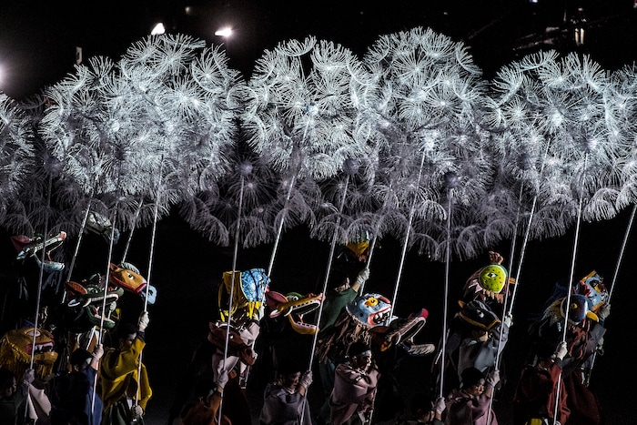 (Chris Detrick | The Salt Lake Tribune) The PyeongChang 2018 Olympic Winter Games Closing Ceremony at Olympic Stadium Sunday, Feb. 25, 2018.