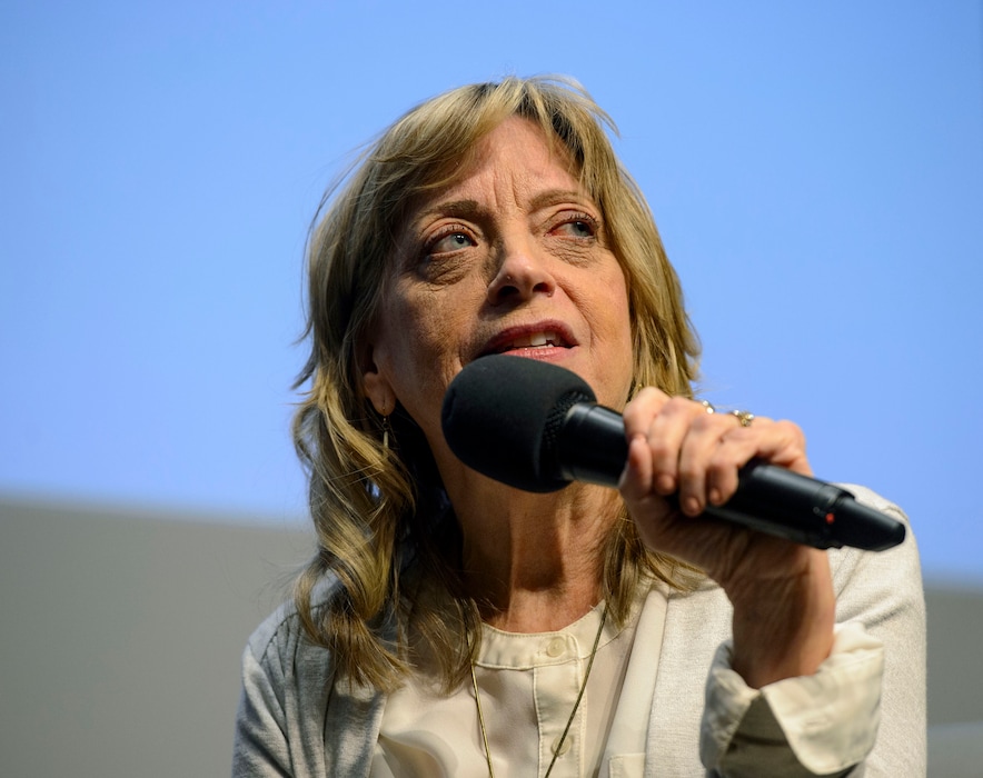 (Steve Griffin  |  Tribune file photo)  Salt Lake Tribune religion reporter Peggy Fletcher Stack talks about her newspaper career in 2017.