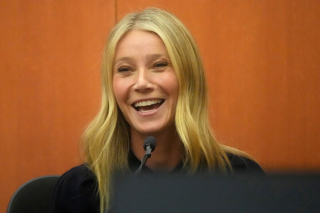 (Rick Bowmer | AP | Pool) Gwyneth Paltrow testifies during her trial on March 24, 2023, in Park City. Paltrow's livestreamed trial over a 2016 collision at a Utah ski resort has drawn worldwide attention.