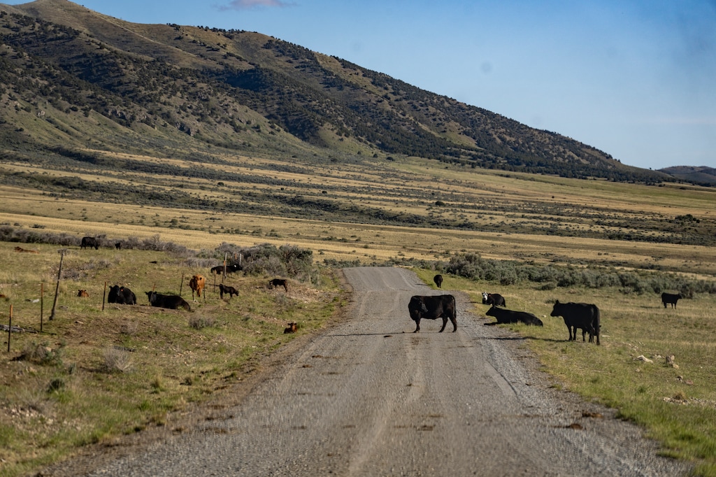 (Rick Egan | The Salt Lake Tribune) Sunset Pass Road in the  Hansel Valley, on Tuesday, April 28, 2026.