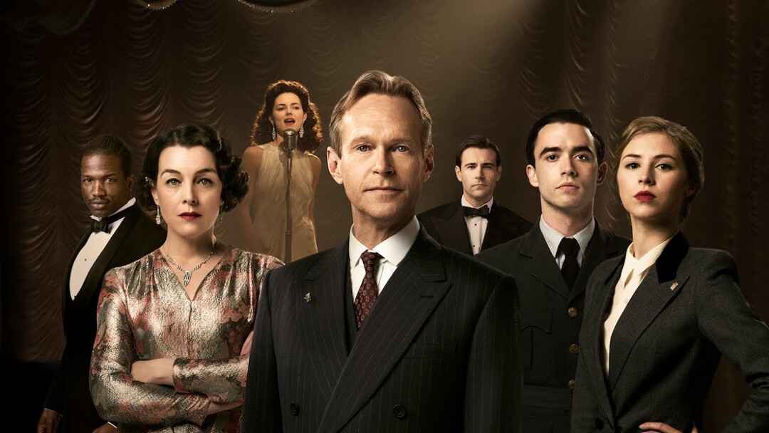 (Courtesy Odyssey) Sonny Sullivan, Olivia Williams, Kara Tointon, Steven MacIntosh, Matt Ryan, Jamie Blackley and Hermione Corfield star in “The Halcyon.”