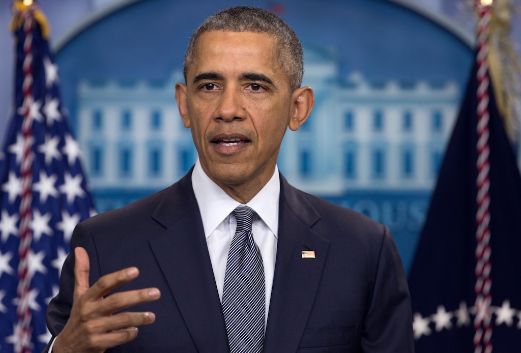 FILE - In this May 6, 2016, file photo, President Barack Obama speaks in the briefing room of the White House in Washington. Roughly 5 million more U.S. workers will soon become eligible for overtime pay under new rules issued by the Obama administration. The policy changes would benefit many salaried employees in the fast food and retail industries who often work long hours, are called managers, but are paid just above the current $23,660 annual threshold that allows companies to deny overtime pay. (AP Photo/Carolyn Kaster, File)